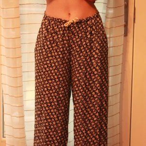 Floral 70's boho Pants